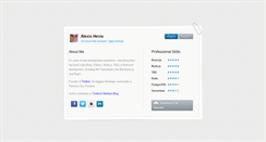 Desktop Screenshot of alexishevia.com